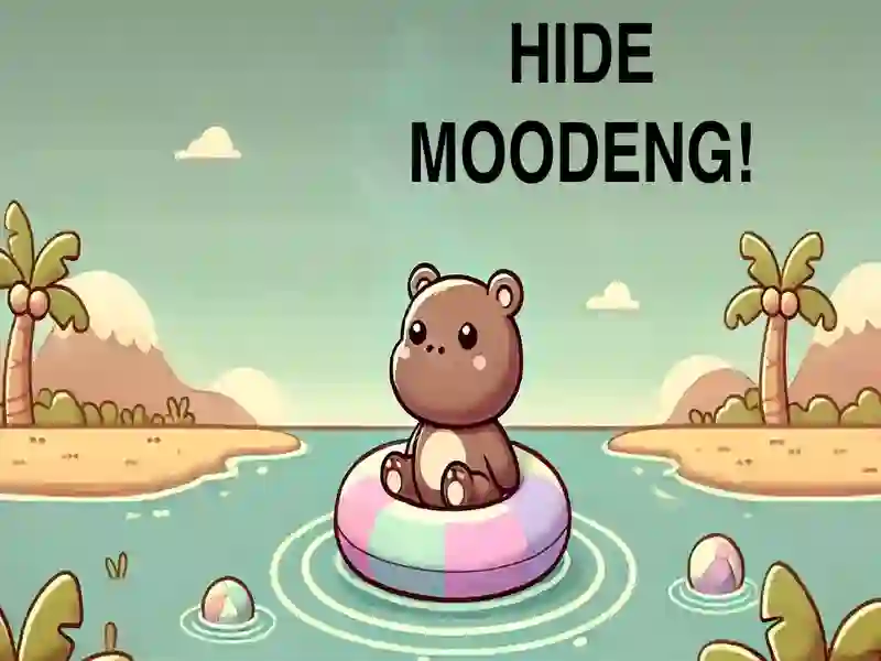 Joc Ascunde Moodeng Hippo! on-line