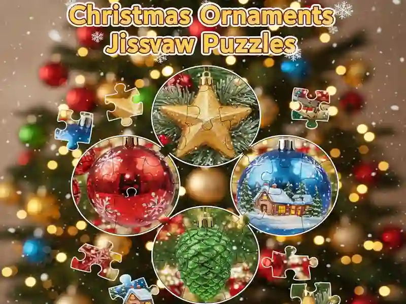Joc Ornamente de Crăciun Jigsaw Puzzles on-line