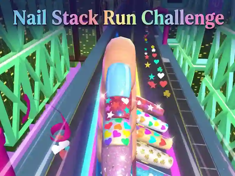Joc Nail Stack Run Challenge on-line