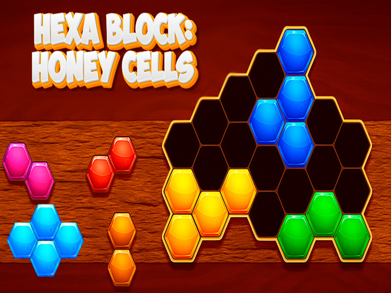 Joc Hexa Block: Celulele de miere on-line