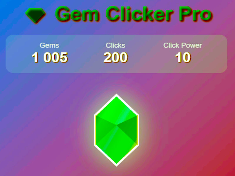 Joc Gem Clicker Pro on-line