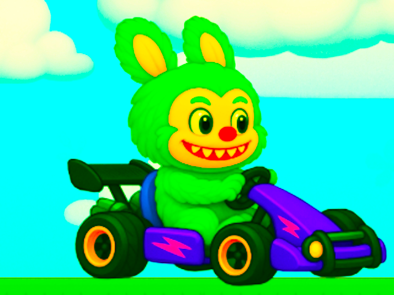 Joc Labubu Gokart on-line