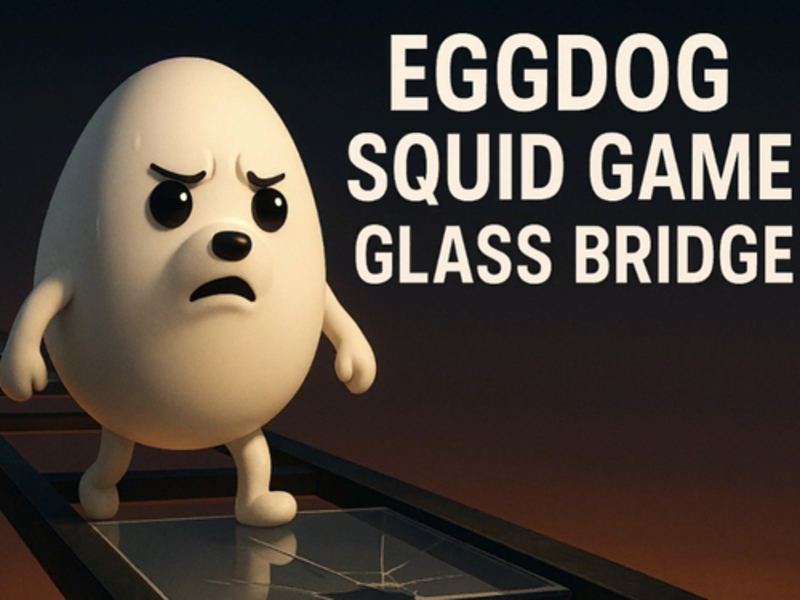 Joc Podul de sticlă al jocului de calamar eggdog on-line