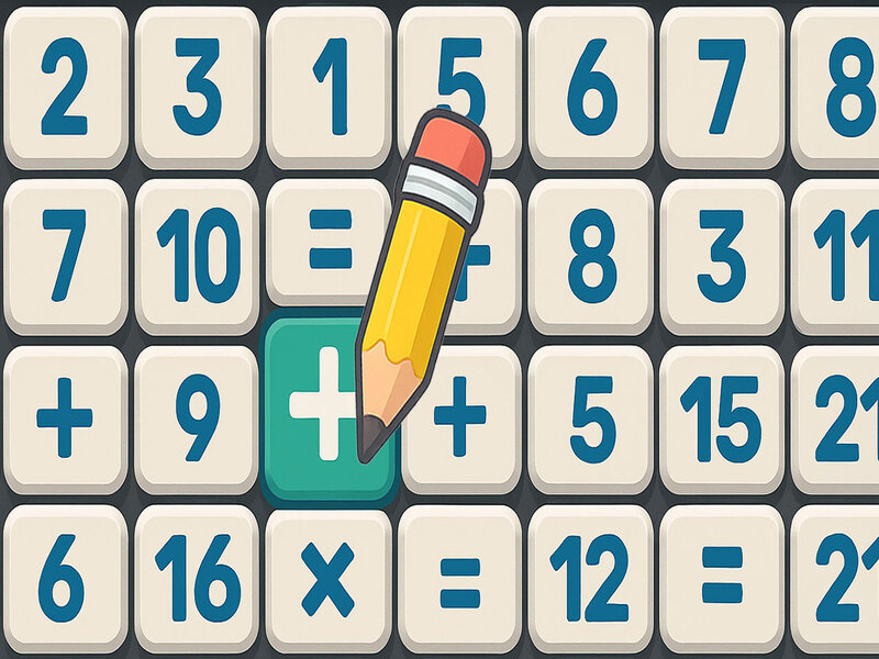 Joc Ediția geniului Puzzle Crossword Math on-line