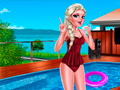 Joc Ziua la piscină a Reginei Ghețurilor on-line