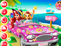 Joc Excursia princesselor la plajă on-line