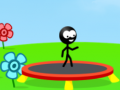 Joc Stickman pe Trampolină on-line