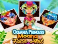 Joc Arta feței prințesei Moana din Oceania on-line