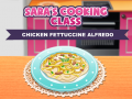 Joc Clasa de Gătit a Sarei: Fettuccine Alfredo cu Pui on-line