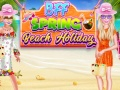 Joc Vacanță de Primăvară la Plajă cu Cele Mai Bune Prietene on-line