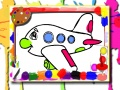 Joc Carte de Colorat Avioane on-line