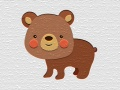 Joc Puzzle cu Ursul Cartoon on-line