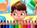 Joc Înapoi la Școală: Cartea de Colorat pentru Bebe on-line