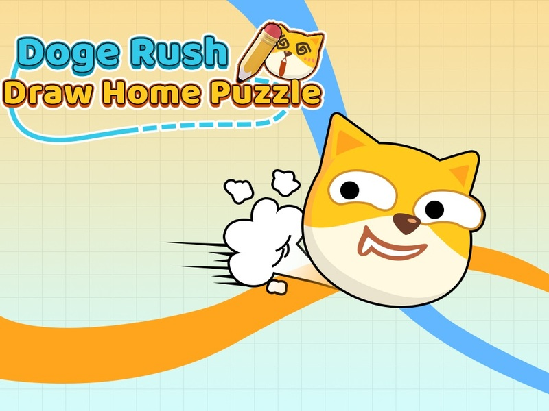 Joc Doge Rush Desen Home Puzzle on-line