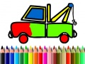 Joc Înapoi la școală: Colorare de camioane on-line