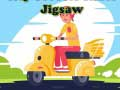 Joc Plimbări cu Scooter-ul în Oraș: Puzzle on-line