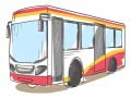 Joc Alunecare cu autobuzul desenat on-line
