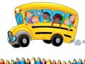 Joc Carte de colorat Autobuz Școlar on-line