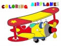 Joc Carte de colorat Avion on-line