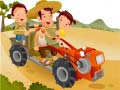 Joc Puzzle cu Tractor Desenat on-line
