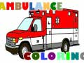 Joc Pagini de colorat camioane de ambulanță on-line