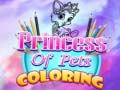 Joc Prințesa animalelor de companie: colorat on-line