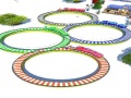 Joc Curse de Tren Lowpoly on-line