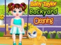 Joc Curățenie în curte cu Baby Taylor on-line