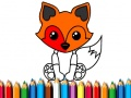 Joc Carte de Colorat Vulpe on-line