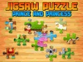 Joc Puzzle cu Prințul și Prințesa on-line