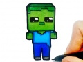 Joc Colorare Ușoară pentru Copii Mineblox on-line