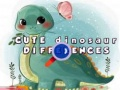 Joc Diferențe cu Dinozauri Cute on-line