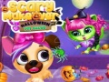 Joc Transformare Înfiorătoare: Salon de Halloween pentru Pisici și Câini on-line