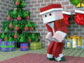 Joc Puzzle de Crăciun MineCraft on-line