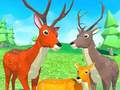 Joc Simulator de Cerbi: Familie de Animale 3D on-line