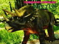 Joc Puzzle cu Dinosaur Triceratops on-line