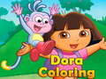 Joc Colorează-l pe Dora on-line