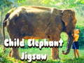 Joc Puzzle cu elefant pentru copii on-line