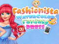 Joc Fashionista: Rochie Fantezie Acuarelă on-line