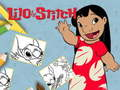Joc Carte de colorat Lilo și Stitch on-line