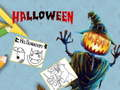 Joc Carte de colorat Halloween on-line