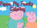 Joc Colorarea Familiei Peppa Pig on-line