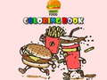 Joc Carte de colorat Fast Food on-line