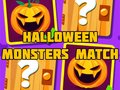 Joc Halloween Monsters Match on-line