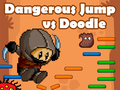 Joc Săritura Periculoasă vs Doodle Jump on-line