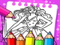 Joc Carte de colorat Barbie on-line