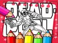 Joc Carte de colorat Deadpool on-line