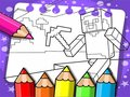 Joc Carte de colorat Minecraft on-line