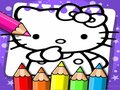 Joc Carte de colorat Hello Kitty on-line