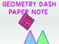 Joc Geometry Dash Notă de Hârtie on-line